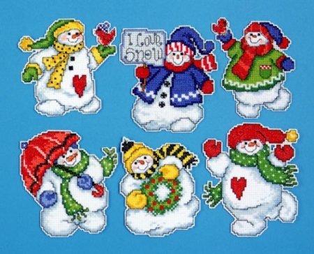 Набір для вишивання хрестиком "I Love Snow//Я люблю сніг" Design Works