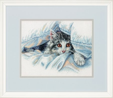 Набор для вышивания крестом "Кошачий уют//Cat Comfort" DIMENSIONS 70-35341