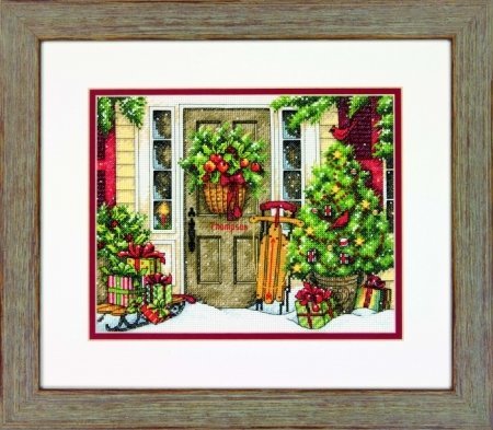 Набір для вишивання хрестиком "Дім для свят//Home for the Holidays" DIMENSIONS 70-08961