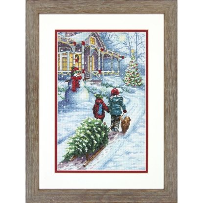 Набор для вышивания крестом "Рождественская традиция//Christmas Tradition" DIMENSIONS 70-08960
