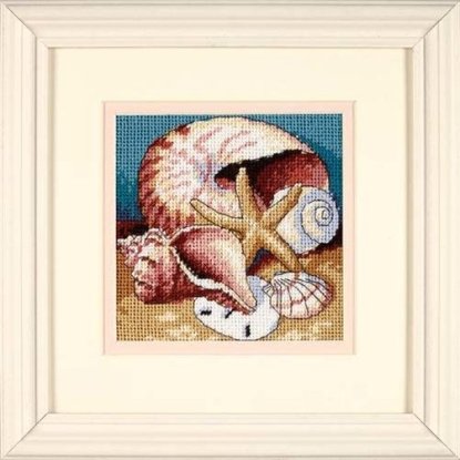 Набор для вышивания гобеленом "Ракушки//Shell Collage" DIMENSIONS 07219
