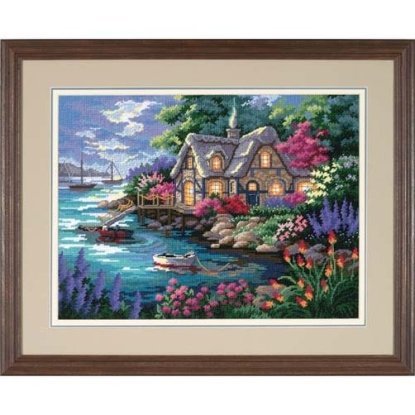 Набір для вишивання гобеленом "Будиночок в бухті//Cottage Cove" DIMENSIONS 12155