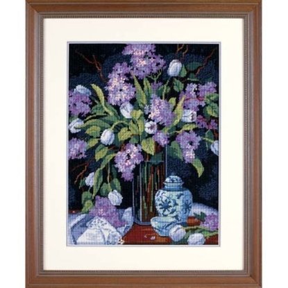 Набор для вышивания гобеленом "Тюльпаны и сирень//Tulips & Lilacs" DIMENSIONS 20067