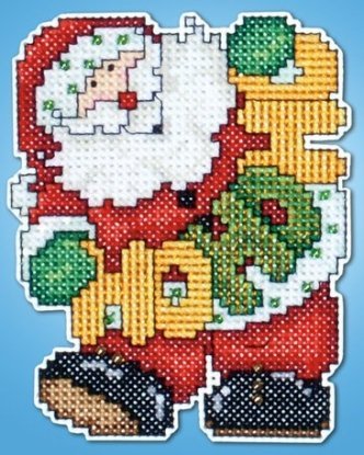 Набір для вишивання хрестиком "Ho Ho Santa//Санта" Design Works