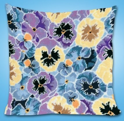 Набор для вышивания гобеленом "Pansies//Анютины глазки" Design Works