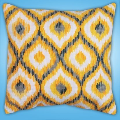 Набір для вишивання гобеленом "Yellow Ikat//Жовтий Ікат" Design Works