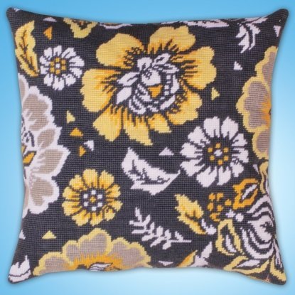 Набір для вишивання гобеленом "Yellow Floral//Жовті квіти" Design Works
