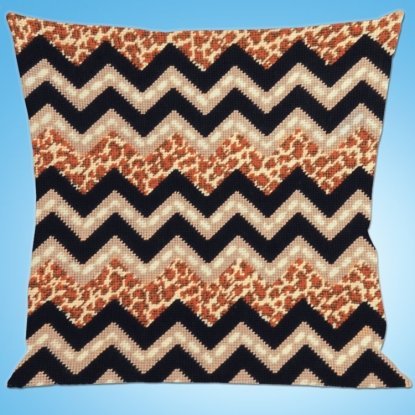 Набор для вышивания гобеленом "Leopard ZigZag//Леопардовый зигзаг" Design Works