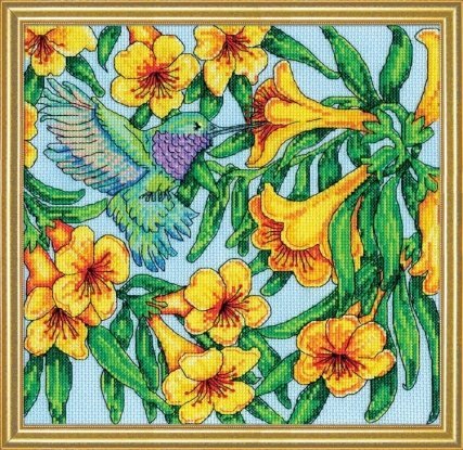 Набір для вишивання хрестиком "Hummingbird//Колібрі" Design Works