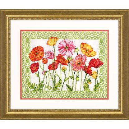Набор для вышивания крестом "Маки//Poppy Pattern" DIMENSIONS 70-35350