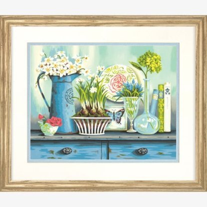 Набір для малювання фарбами по номерам "Вінтаж//Vintage Collectibles" DIMENSIONS