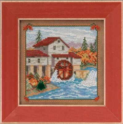 Набір для вишивання "Country Mill//Сільська мельниця" Mill Hill MH145205
