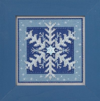 Набір для вишивання "Crystal Snowflake//Кришталева сніжинка" Mill Hill MH141635