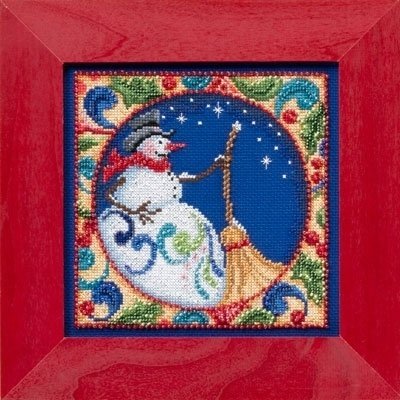 Набір для вишивання "Snowman//Сніговик" Mill Hill JS304103