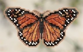 Набор для вышивания "Monarch Butterfly//Монарх" Mill Hill MH182105