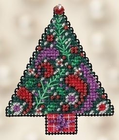 Набор для вышивания "Paisley Tree//Елка Пейсли" Mill Hill MH182303