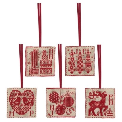 Набор для вышивания "Рождественские украшения (Christmas Tags)" ANCHOR