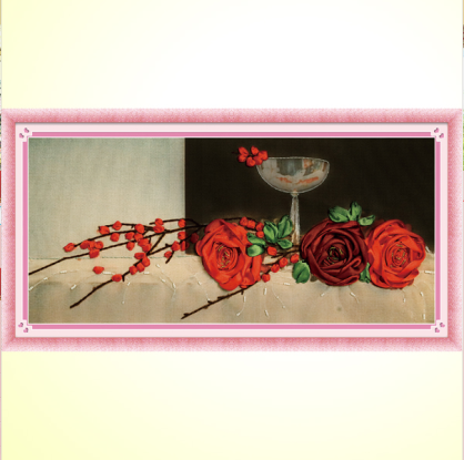 Набір для вишивання стрічками "Щастя" RIBBON EMBROIDERY
