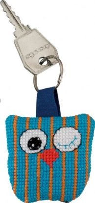 Набор для вышивания "Брелок Сова (Owl keyring)" PERMIN