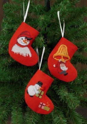 Набор для вышивания "Снеговики(Snowman)" PERMIN