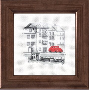 Набір для вишивання "Гавань. Автомобіль (Harbour/car)" PERMIN