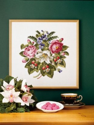 Набор для вышивания "Цветы (Flowers)" PERMIN