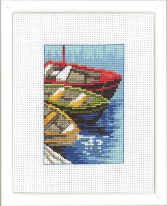 Набор для вышивания "3 Лодки (3 boats)" PERMIN