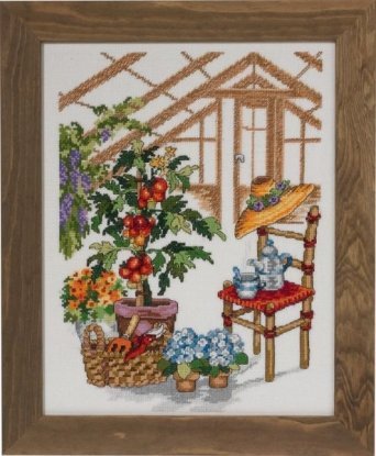Набір для вишивання "Теплиця (Greenhouse)" PERMIN
