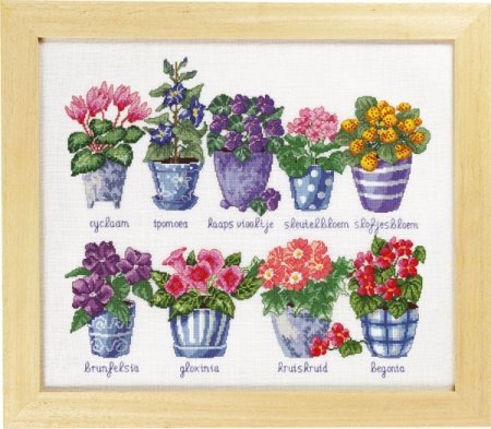 Набор для вышивания "Цветы (Flowers)" PERMIN