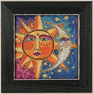 Набор для вышивания "Sister Sun, Brother Moon//Сестра Солнце, Брат Луна" Mill Hill LB141811