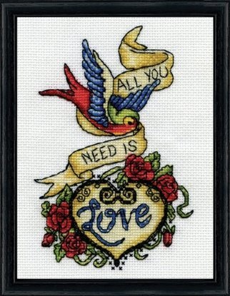 Набір для вишивання хрестиком "Love Tattoo/Любовне тату" Design Works