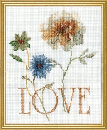 Набір для вишивання хрестиком "Love//Кохання" Design Works