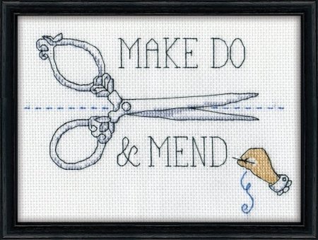 Набір для вишивання хрестиком "Mend//Залатати" Design Works