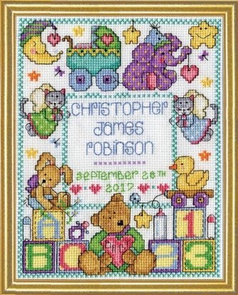 Набір для вишивання хрестиком "Baby Sampler//Дитячий Семплер" Design Works