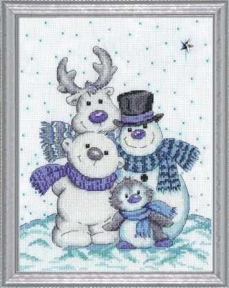 Набор для вышивания крестом "Snow Pals/Снежные дружки" Design Works