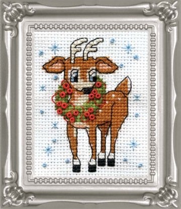 Набір для вишивання хрестиком "Reindeer//Олень" Design Works