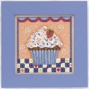 Набір для вишивання "Chocolate Cupcake//Шоколадний кекс" Mill Hill MH141106
