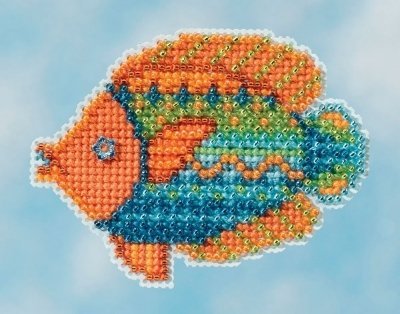 Набір для вишивання "Fancy Fish//Маскарадна рибка" Mill Hill MH181613