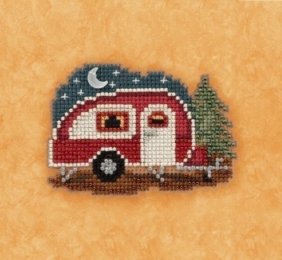 Набір для вишивання "Happy Camper//Щасливий кампер" Mill Hill MH181721