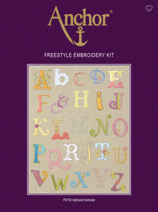 Набір для вишивання Гладь "Алфавіт (Alphabet)" ANCHOR