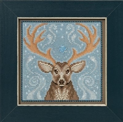 Набір для вишивання "Winter Stag//Зимовий олень" Mill Hill MH141636