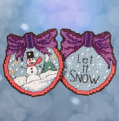 Набір для вишивання "Let it Snow//Нехай сніжить" Mill Hill ST181715