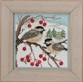 Набор для вышивания "Chickadee//Синички" Mill Hill MH143303