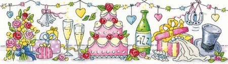 Набір для вишивання хрестиком "Весілля//Wedding Day " Heritage Crafts