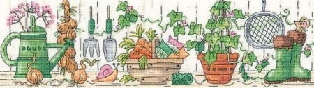 Набір для вишивання хрестиком "Хлів садівника//The Potting Shed" Heritage Crafts