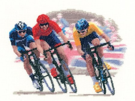 Набір для вишивання хрестиком "Велоперегони//Cycle Race" Heritage Crafts