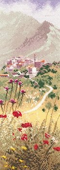 Схема для вышивания крестом "Корсиканская деревня//Corsican Village" Heritage Crafts