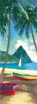 Схема для вишивання хрестиком "Сент-Люсія//St Lucia" Heritage Crafts