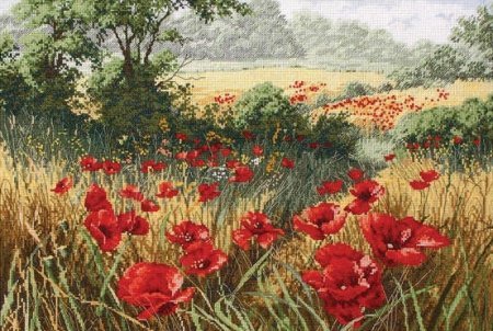 Набор для вышивания "Маки (Host of Poppies)" ANCHOR