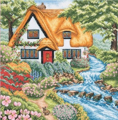Набор для вышивания "Коттедж у ручья (Cottage Stream)" ANCHOR